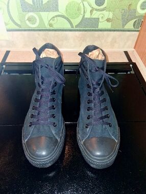 Y2K Converse Chuck Taylor All Star High Top - Monochrome Black - M 11 / W 13